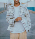 Checkerd Off-White Shirt