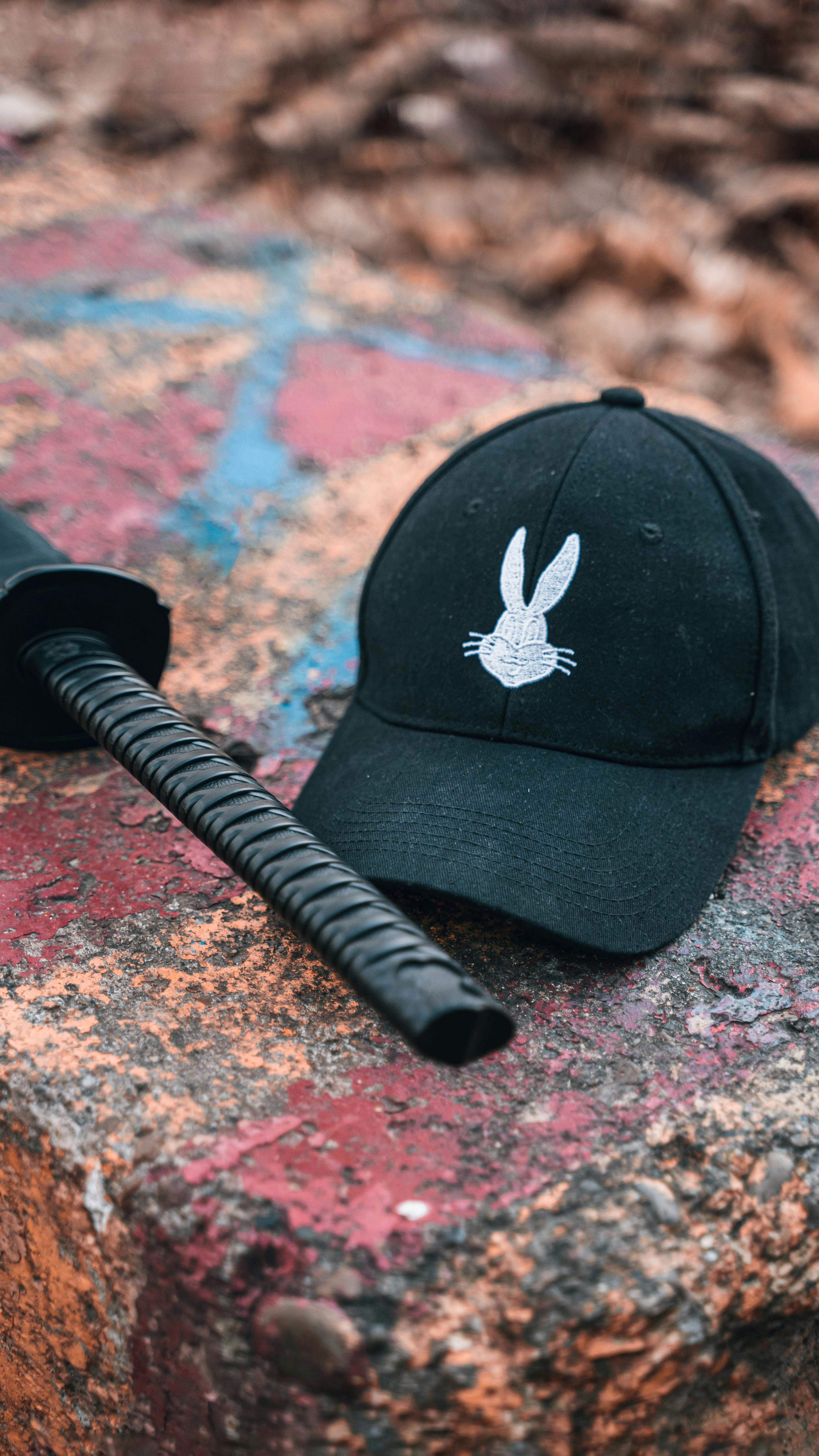 Black Bunny Cap