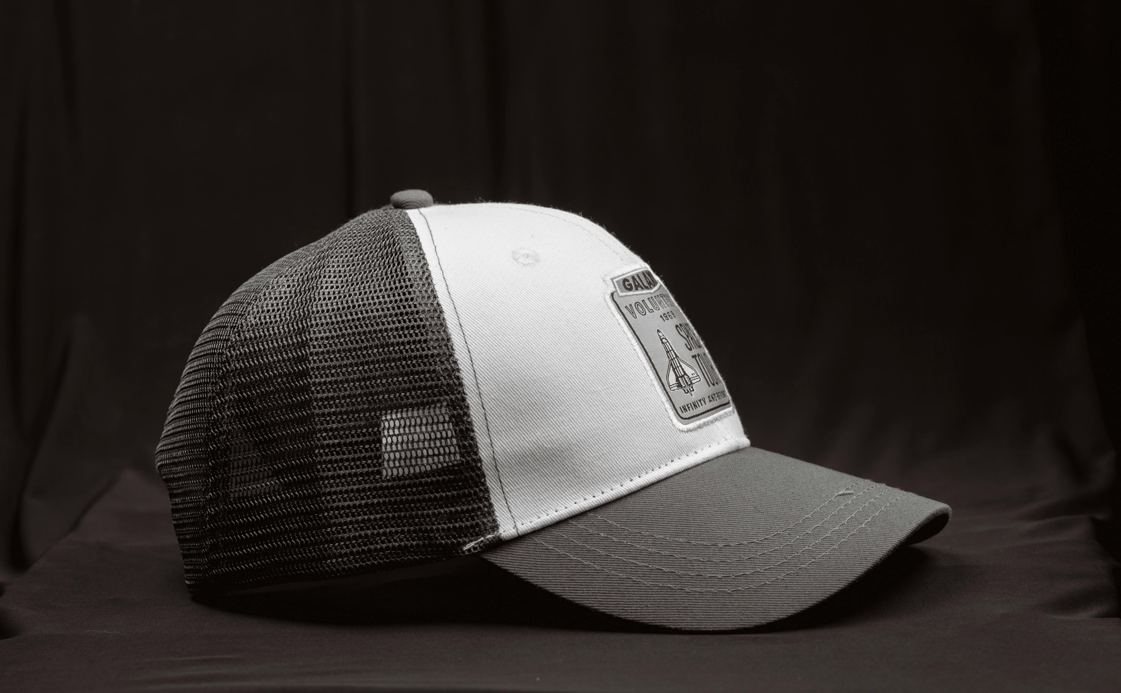 Black and White Mesh Cap